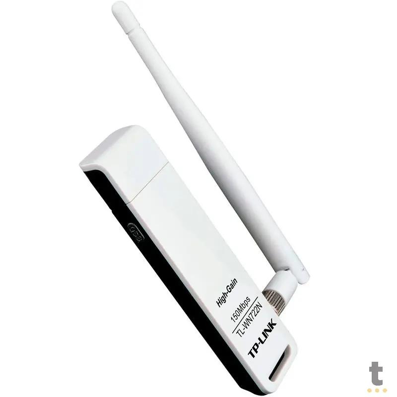 Adaptador Usb Wireless Tp-Link Tl-Wn722n 150mbps - Alta Potencia Truedata
